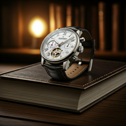 Uhr auf Buch